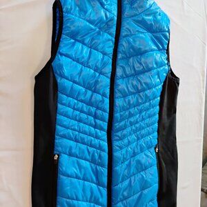 Xersion Women's Blue Puffer Vest Small